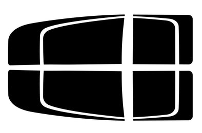 Chevy Chevrolet  Silverado Truck Decal Vinyl Graphics Black Hood Tailgate Design