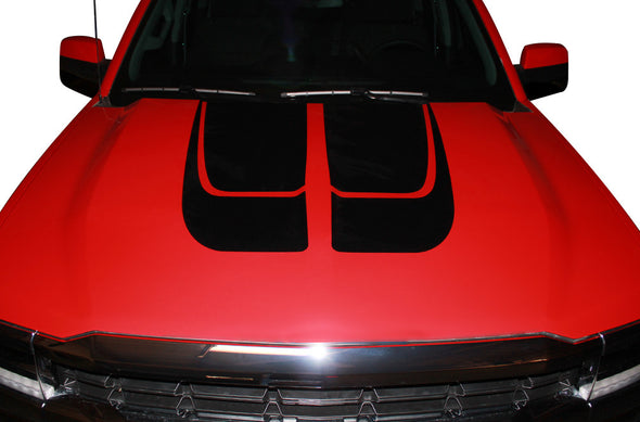 Chevy Chevrolet  Silverado Truck Decal Vinyl Graphics Black Hood Tailgate Design