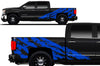 Chevy Chevrolet  Silverado 2014 2015 2016 2017 Truck Decal Vinyl Graphics Blue Design