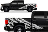 Chevy Chevrolet  Silverado 2014 2015 2016 2017 Truck Decal Vinyl Graphics White Design