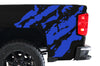 Chevy Chevrolet  Silverado 2014 2015 2016 2017 Truck Decal Vinyl Graphics Blue Design