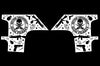 Chevy Chevrolet Silverado Truck Decal Vinyl Graphics White 2nd Amendment Design