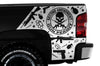 Chevy Chevrolet  Silverado 2008 2009 2010 2011 2012 2013 Truck Decal Vinyl Graphics Silver Design