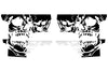 Chevy Chevrolet  Silverado Truck Decal Vinyl Graphics Black Skull Design