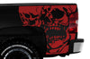 Chevy Chevrolet Silverado Truck Decal Vinyl Graphics Red Skull Design