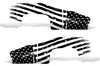 Chevy Chevrolet  Silverado 2008 2009 2010 2011 2012 2013 Truck Decal Vinyl Graphics Black American Flag Design