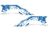 Chevy Chevrolet  Silverado 2014 2015 2016 2017 Truck Decal Vinyl Graphics Blue Design