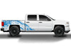 Chevy Chevrolet  Silverado 2014 2015 2016 2017 Truck Decal Vinyl Graphics Blue Design
