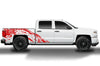 Chevy Chevrolet  Silverado 2014 2015 2016 2017 Truck Decal Vinyl Graphics Red Design
