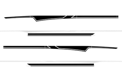 Chevy Chevrolet  Silverado 2014 2015 2016 2017 Truck Decal Vinyl Graphics Black Design