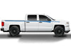 Chevy Chevrolet  Silverado 2014 2015 2016 2017 Truck Decal Vinyl Graphics Blue Design