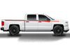 Chevy Chevrolet  Silverado 2014 2015 2016 2017 Truck Decal Vinyl Graphics Red Design