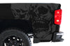 Chevy Chevrolet  Silverado 2014 2015 2016 2017 Truck Decal Vinyl Graphics Gray Skull Design