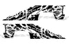 Chevy Chevrolet  Silverado Car Decal Vinyl Graphics Black Skull Design