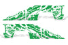 Chevy Chevrolet Silverado Car Decal Vinyl Graphics Green Skull Design