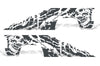 Chevy Chevrolet Silverado Car Decal Vinyl Graphics Gray Skull Design