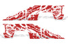 Chevy Chevrolet Silverado Car Decal Vinyl Graphics Red Skull Design