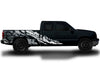 Chevy Chevrolet Silverado Car Decal Vinyl Graphics Silver Skull Design