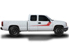 Chevy Chevrolet Silverado Car Decal Vinyl Graphics Red Design