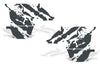 Chevy Chevrolet Silverado Car Decal Vinyl Graphics Gray Design