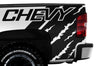  Chevy Chevrolet  Silverado Car Decal Vinyl Graphics Black Design