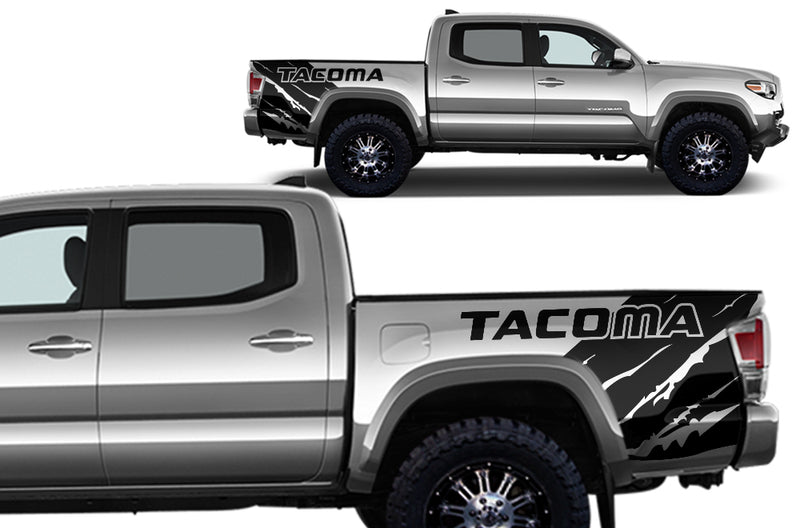 Toyota Tacoma TRD Truck Vinyl Decal Graphics Custom Black Design 