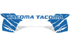 Toyota Tacoma TRD Truck Vinyl Decal Graphics Custom Blue Design