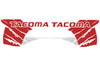Toyota Tacoma TRD Truck Vinyl Decal Graphics Custom Red Design