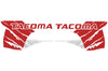 Toyota Tacoma TRD Truck Vinyl Decal Graphics Custom Red Design