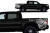Toyota Tacoma TRD Truck Vinyl Decal Graphics Custom Silver Design