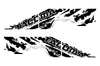 Toyota Tacoma TRD Truck Vinyl Decal Graphics Custom Black Design 