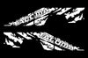 Toyota Tacoma TRD Truck Vinyl Decal Graphics Custom White Design