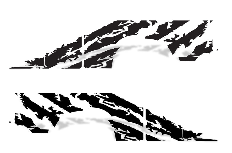 Toyota Tacoma TRD Truck Vinyl Decal Graphics Custom Black Design 
