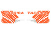 Toyota Tacoma TRD Truck Vinyl Decal Graphics Custom Orange Design