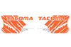 Toyota Tacoma TRD Truck Vinyl Decal Graphics Custom Orange Design