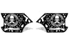 Toyota Tacoma TRD Truck Vinyl Decal Graphics Custom Black Skull Design 