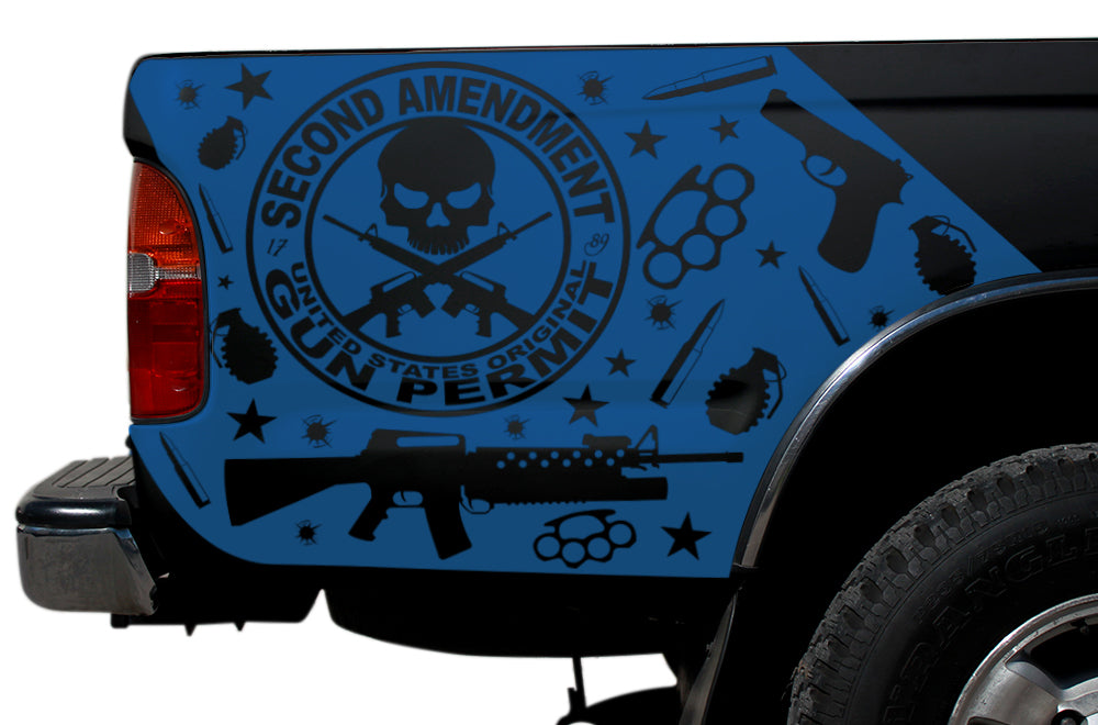 Toyota Trd Punisher Skull Star Truck Decal Sticker