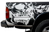 Toyota Tacoma TRD Truck Vinyl Decal Graphics Custom Black White Skull Design 