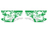 Toyota Tacoma TRD Truck Vinyl Decal Graphics Custom Green Skull Design