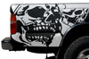 Toyota Tacoma TRD Truck Vinyl Decal Graphics Custom Black White Skull Design 