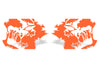 Toyota Tacoma TRD Truck Vinyl Decal Graphics Custom Orange Skull Design