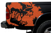 Toyota Tacoma TRD Truck Vinyl Decal Graphics Custom Orange Skull Design