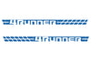 Toyota 4Runner 4 Runner TRD Truck Vinyl Decal Graphics Blue  Custom Stripe Design