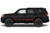 Toyota 4Runner 4 Runner TRD Truck Vinyl Decal Graphics Red Custom Stripe Design