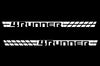 Toyota 4Runner 4 Runner TRD Truck Vinyl Decal Graphics White Custom Stripe Design