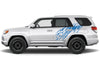 Toyota 4Runner 4 Runner TRD Truck Vinyl Decal Graphics Custom Blue Splash Design