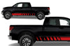 Toyota Tundra TRD Truck Vinyl Decal Graphics Custom Red Stripe Design