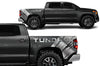 Toyota Tundra TRD Truck Vinyl Decal Graphics Custom Silver Design