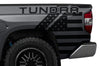 Toyota Tundra TRD Truck Vinyl Decal Graphics Custom Black American Flag Design